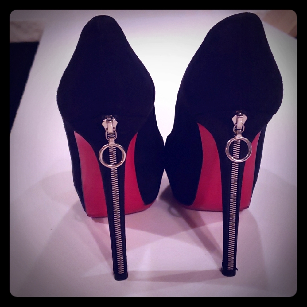 Christian Louboutin Bianca Zip heels, 6.5